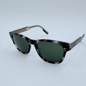 NEW Ermenegildo Zegna EZ0222/S 50N Sunglasses Gray Havana Green Zeiss Italy